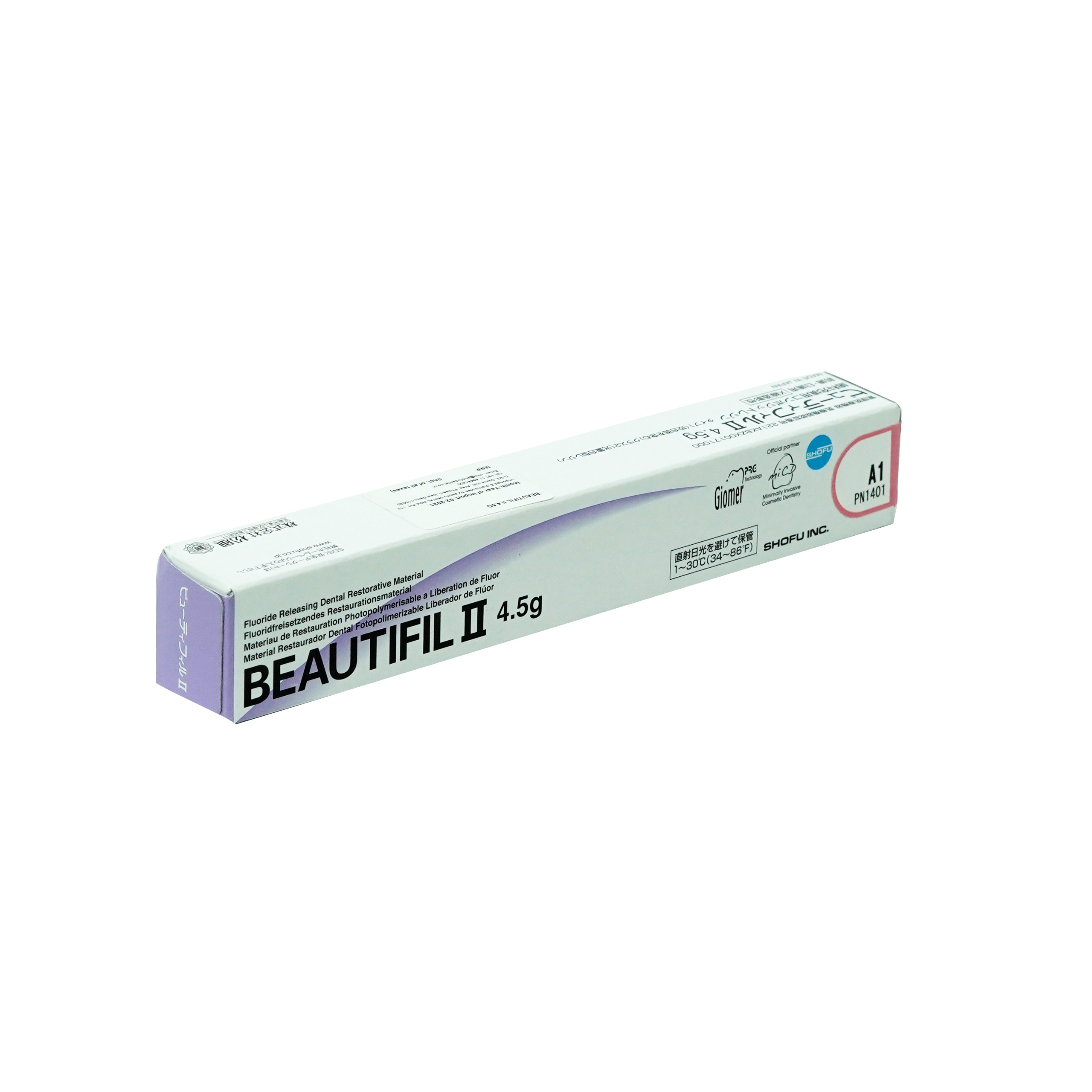 Shofu Beautifil II Dental Composite Restorative Matrial 4.5g Syringe A1